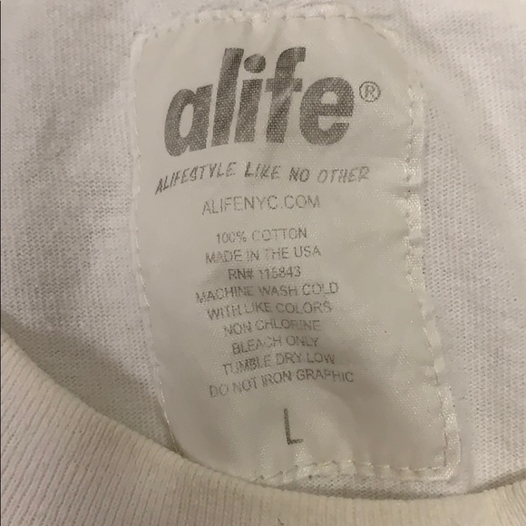 Alife white the end T-shirt - Picture 3 of 3